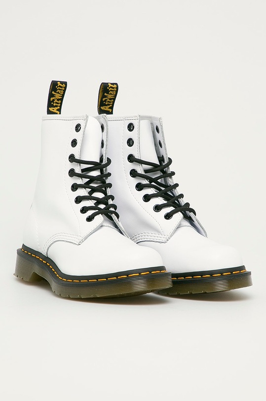 Dr. Martens - Kožené farmářky 1460 25057100 bílá AA00