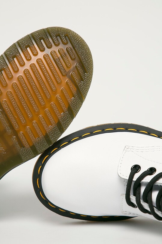 Boty Dr. Martens - Kožené farmářky 1460 25057100 bílá