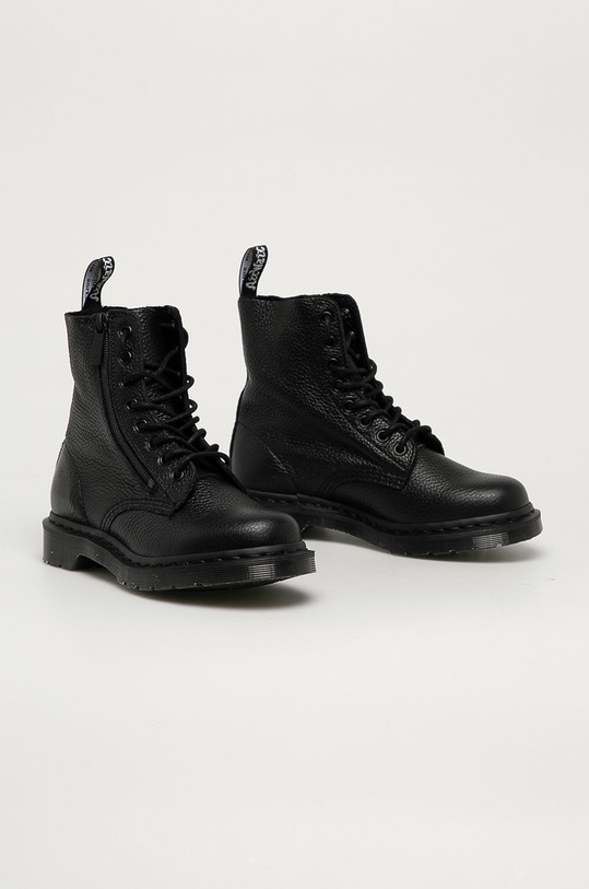 Dr. Martens - Шкіряні черевики Pascal W/Zips 22008001 чорний AA00
