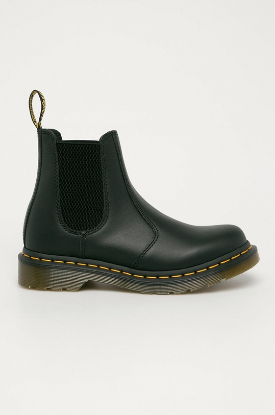 Dr. Martens - Sztyblety skórzane 2976 płaski czarny 25840001