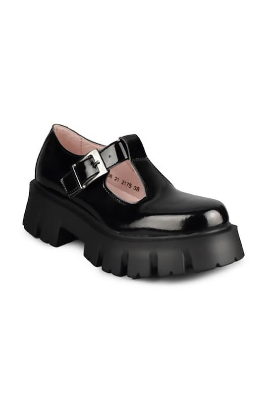 Altercore półbuty JANE.BLACK JANE.BLACK.PATENT czarny ZS22