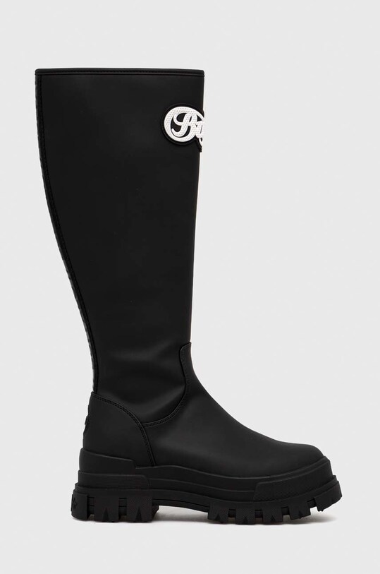 Buffalo cizme Aspha Rain Hi neizolat negru 1214006.BLK