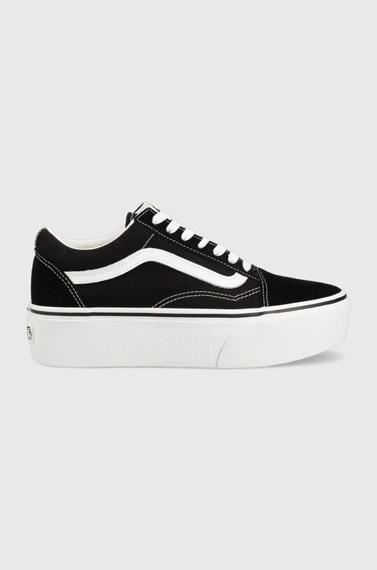 Vans scarpe da ginnastica old skool pelle scamosciata nero VN0A7Q5M6BT1