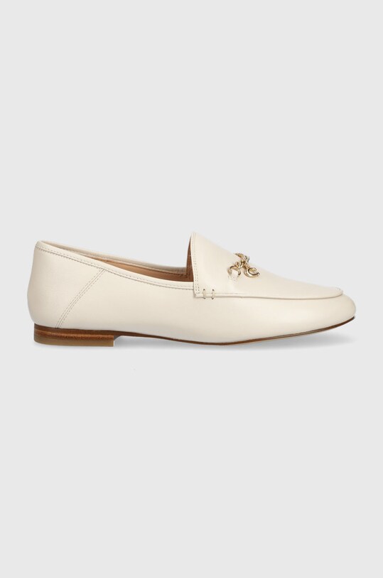 Coach mocasini de piele Cb989 Hanna Loafer piele bej CB989.CHK