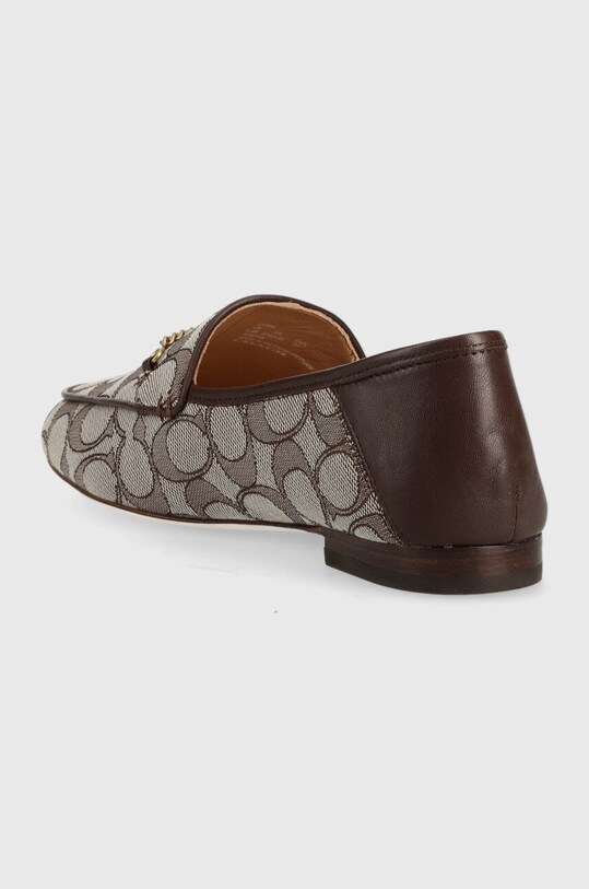 Încălțăminte Coach mocasini Cc888 Hanna Textured Jacquard CC888.S8W maro