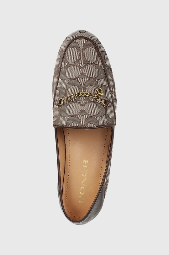 Coach mocasini Cc888 Hanna Textured Jacquard maro CC888.S8W