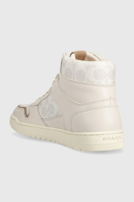 Взуття Кросівки Coach Cd304 Hi Top Coated Canvas CD304.CHK бежевий