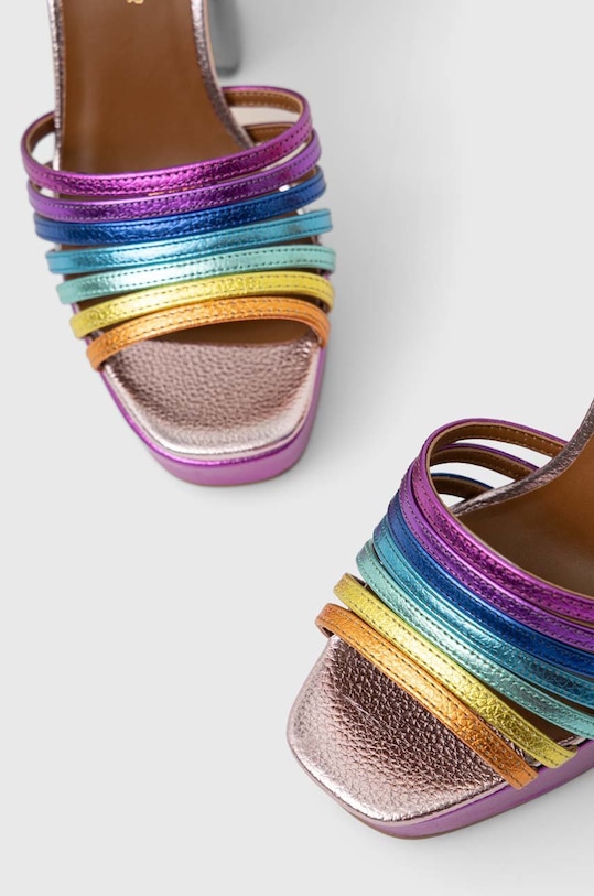 Kurt Geiger London sandały skórzane Pierra multicolor 8882269109.MULT