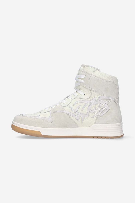 Obuwie MISBHV sneakersy skórzane Court 022BW410 biały