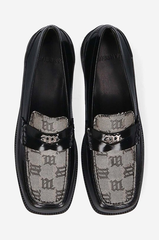 MISBHV mocasini The Brutalist negru 121BW205