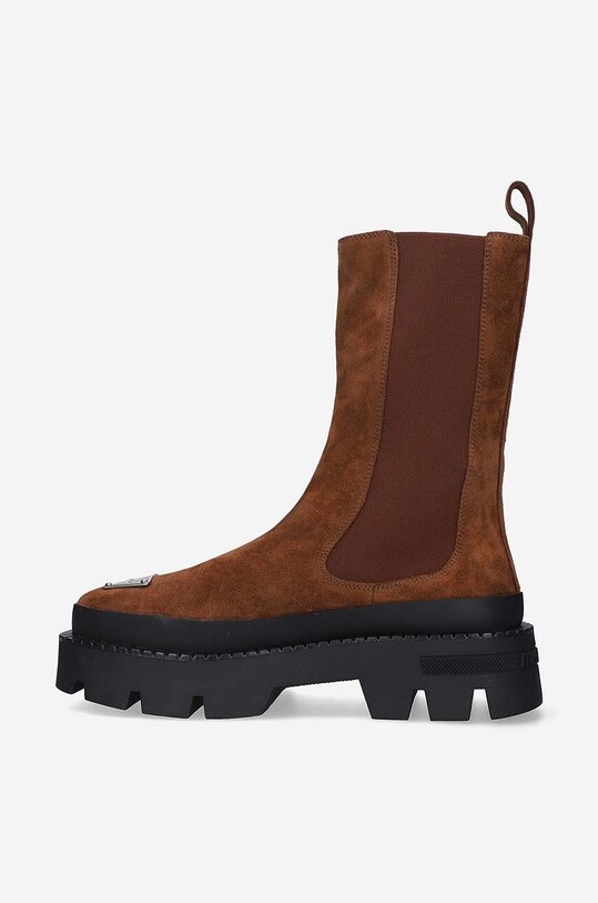 Shoes MISBHV suede chelsea boots The 2000 Chelsea 122BW105 brown