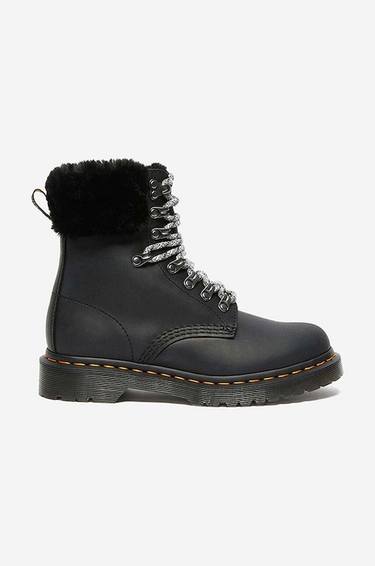 Dr. Martens leather biker boots 1460 Serena Collar 26951001