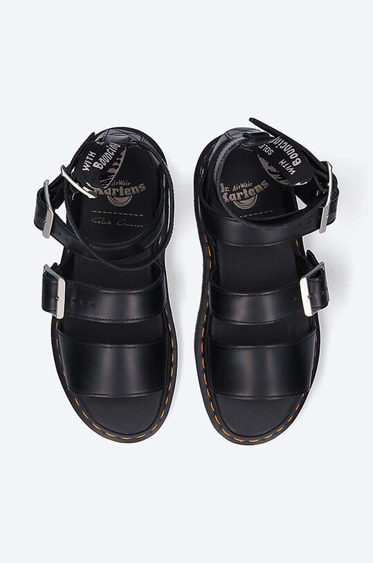 Dr. Martens leather sandals Rick Owens x Martens Gryphon black DW21S6806