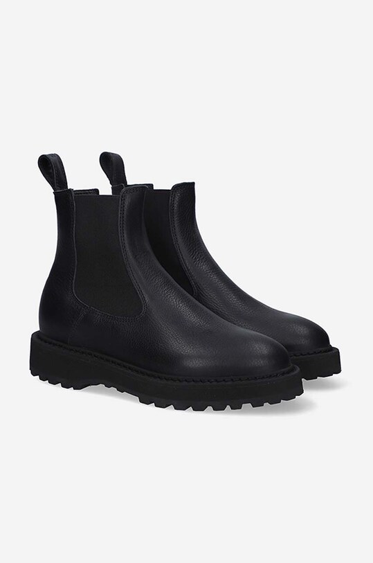 Diemme ghete chelsea de piele Alberone DI2007AL01 negru
