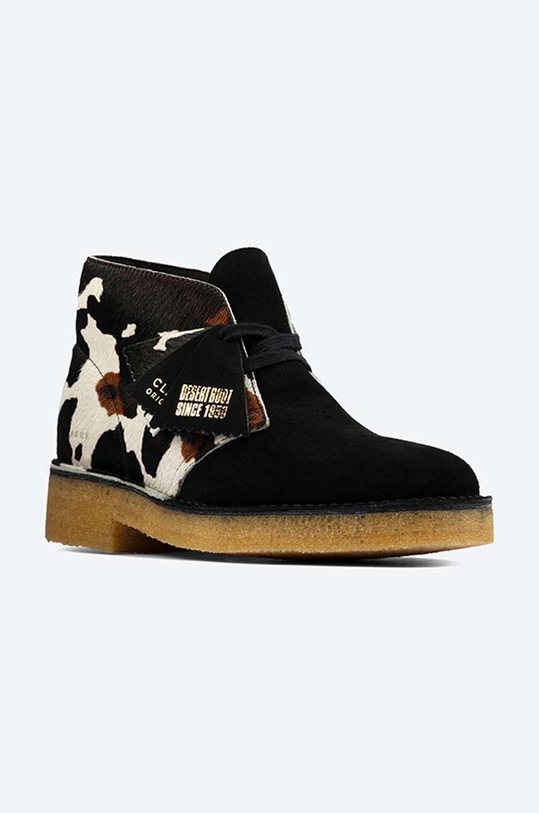 Clarks Originals półbuty zamszowe Desert Boot brązowy 26161098