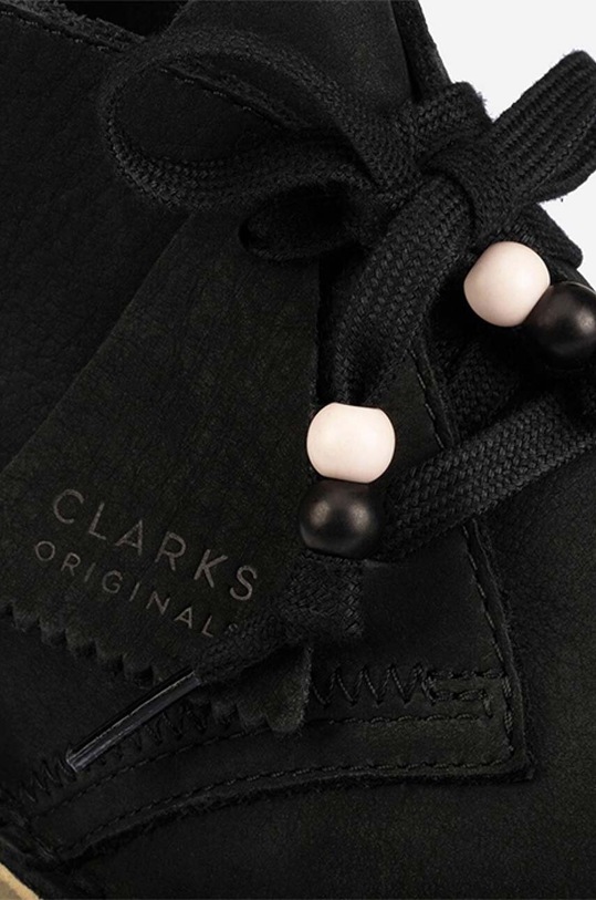 Clarks Originals botki zamszowe Desert Coal 26163249 czarny