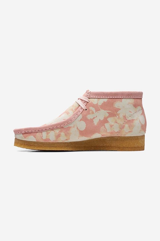 Shoes Clarks suede ankle boots Wallabee Boot 26166096 pink