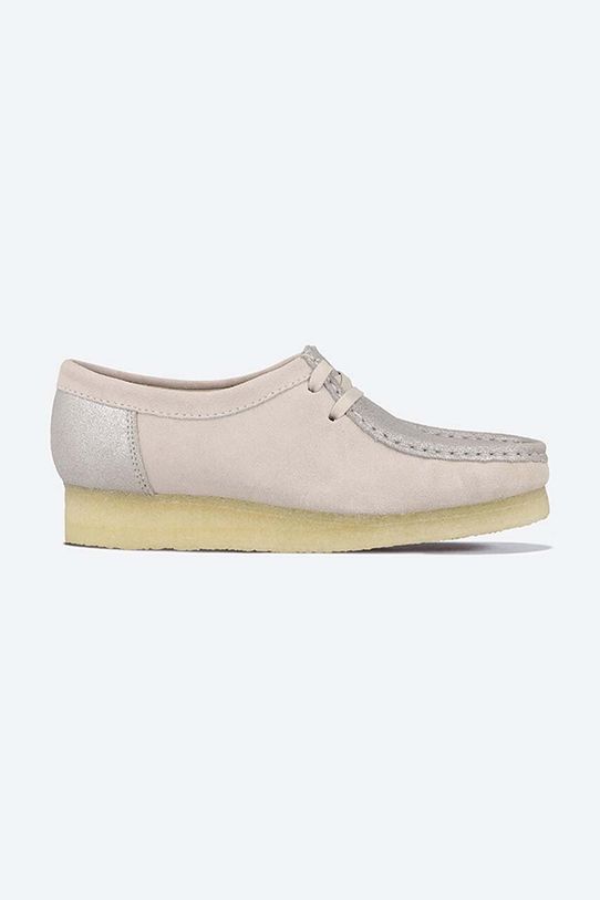 Велурени мокасини Clarks Wallabee