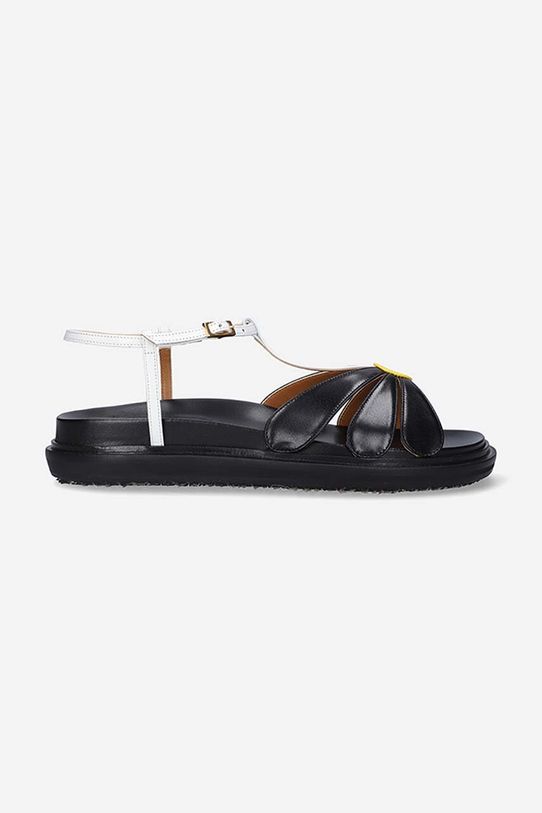 Marni sandale de piele altele negru FBMS013901.P3586.ZO131