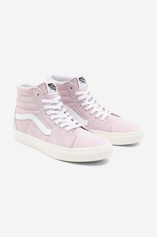 Vans trampki skórzane UA SK8-Hi różowy VN0A32QG9G4