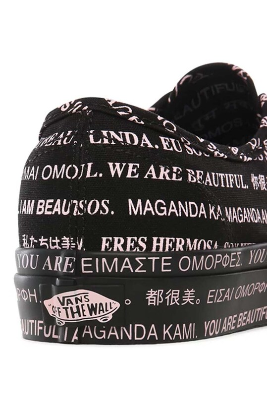Vans plimsolls We Are Beautiful Authentic VN0A348A2OD black