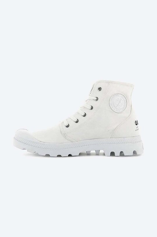 Obuwie Palladium trampki Pampa Hi Organic II Vegan 77100.116.M. biały