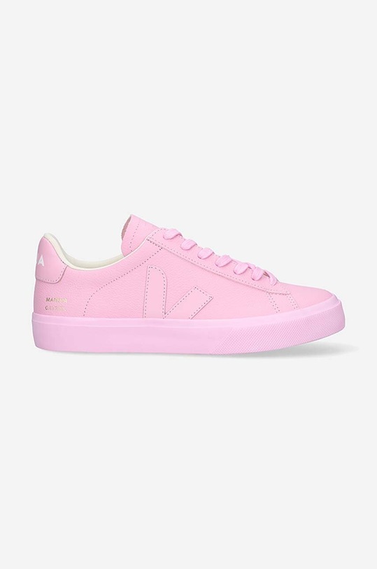 Veja leather sneakers Campo Chromefree Leather x Mansur Gavriel low pink CP052902
