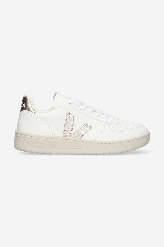 Veja sneakersy skórzane V-10 niska biały VX0502935A