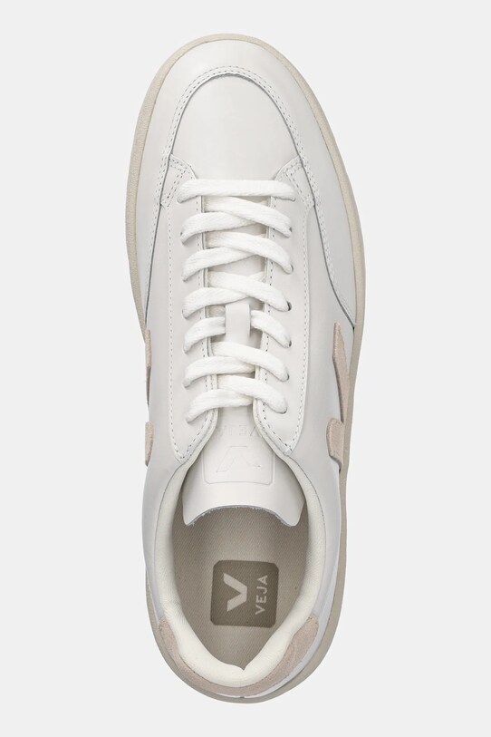 Veja sneakers din piele Leather V-12 alb XD0202335A