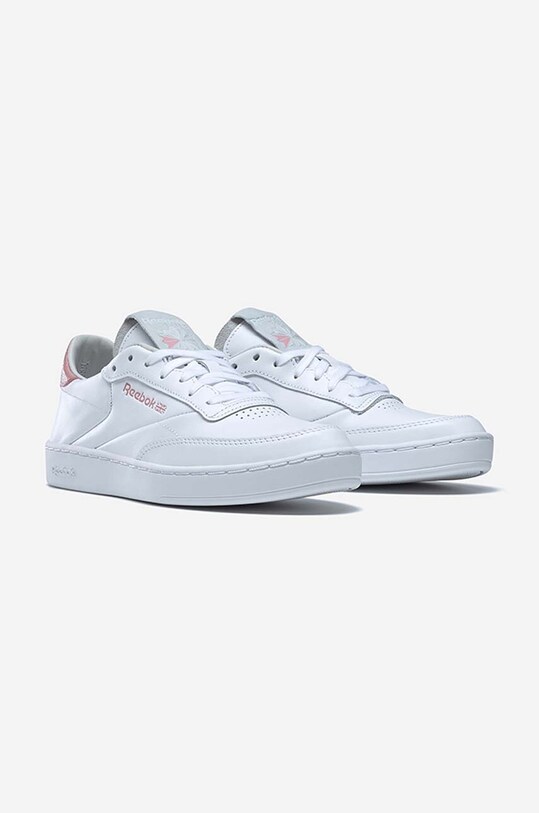 Кожаные кроссовки Reebok Classic Club C Clean белый GZ2237