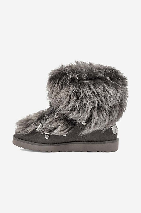 Shoes UGG suede snow boots Classic Posh Fur 1123531.TCLD gray