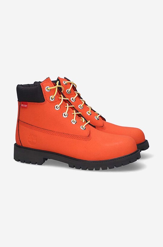 Timberland stivali da motociclista in camoscio 6 in WaterProof Boot A2FMB arancione