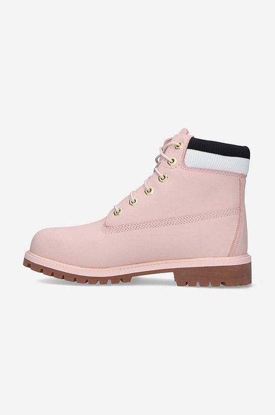 Shoes Timberland suede biker boots Premium 6 In Waterproof A2GRE pink