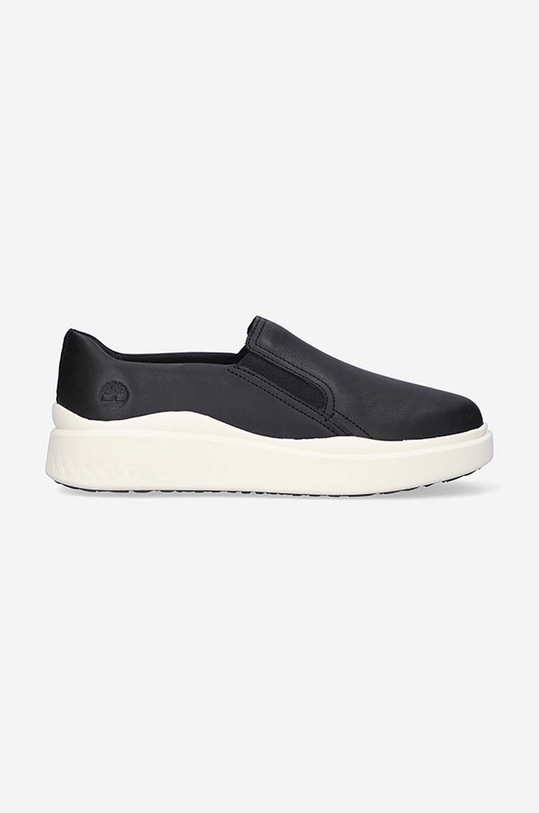 Timberland tenisówki skórzane Nite Flex Slip On płaska czarny A41DZ
