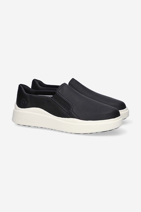 Timberland tenisówki skórzane Nite Flex Slip On A41DZ czarny