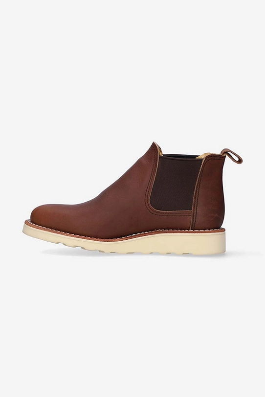 Scarpe Red Wing stivaletti chelsea in pelle 3445.Classic marrone