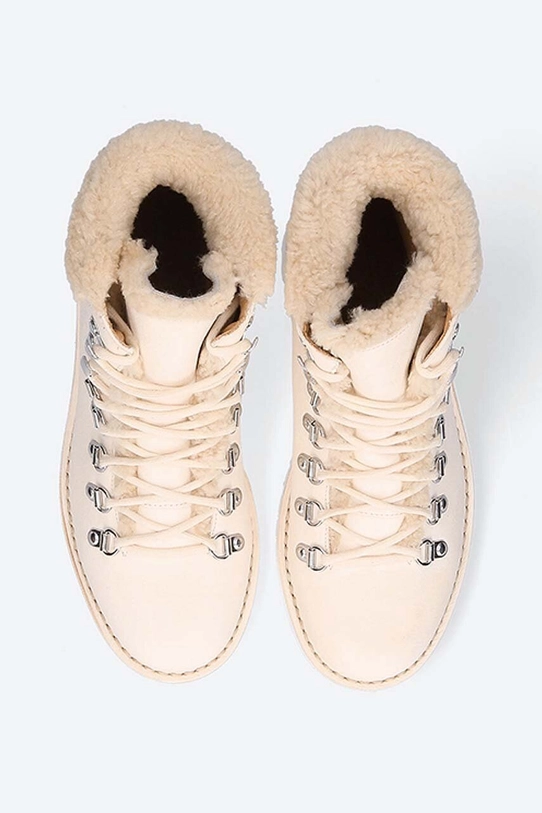 Fracap leather ankle boots Explorer beige EXPLORER.A300