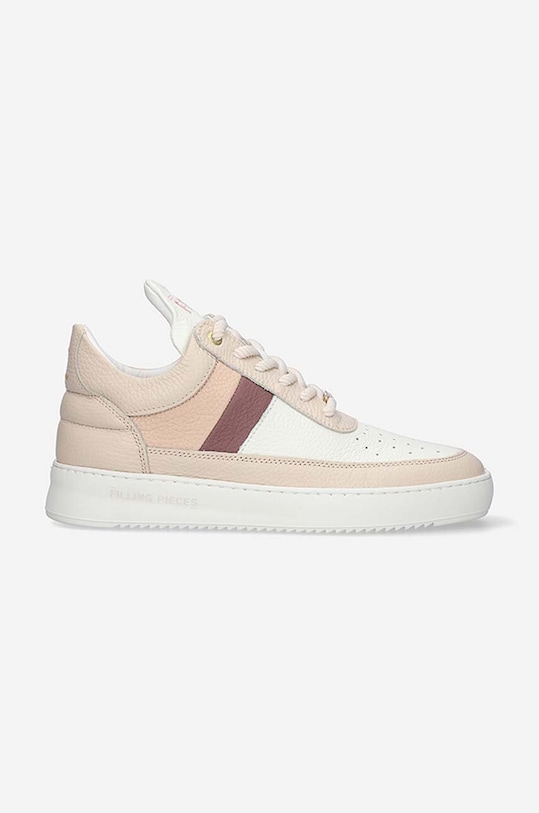 Filling Pieces sneakers din piele Low top Game plată bej 10133151888