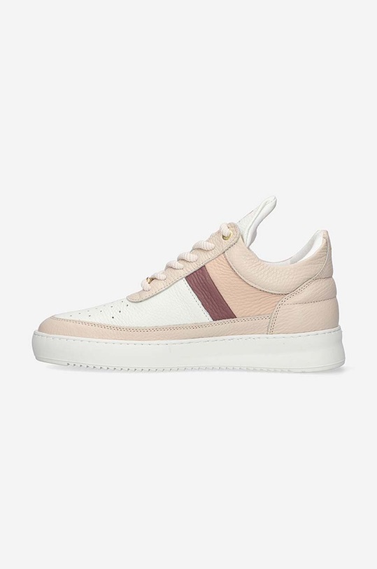 Încălțăminte Filling Pieces sneakers din piele Low top Game 10133151888 bej