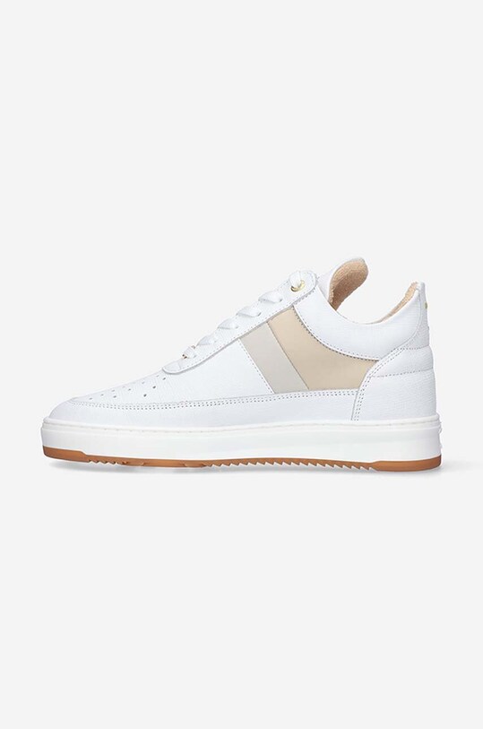 Încălțăminte Filling Pieces sneakers din piele Low top Game 10133151919 alb