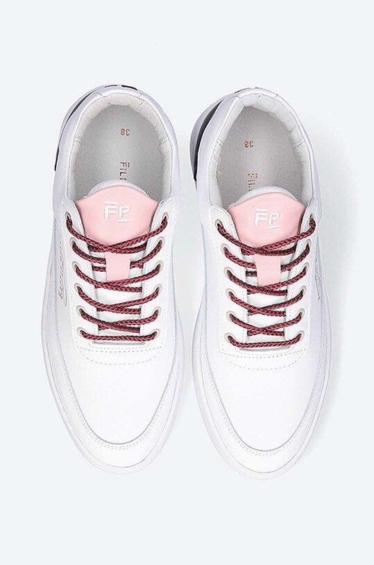 Filling Pieces sneakers din piele Low Eva Mix alb 51325071937