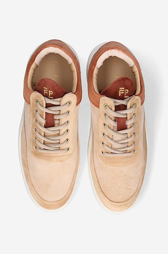 Filling Pieces sneakersy Low Eva Sky Velvet brązowy 51427611797