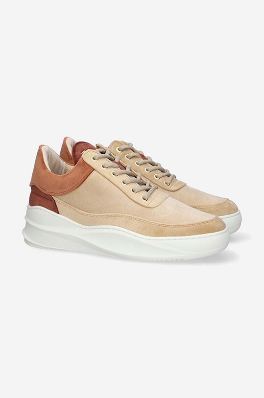 Filling Pieces sneakersy Low Eva Sky Velvet 51427611797 brązowy