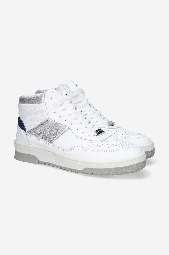 Filling Pieces leather sneakers Mid Ace Spin 55333491975 white