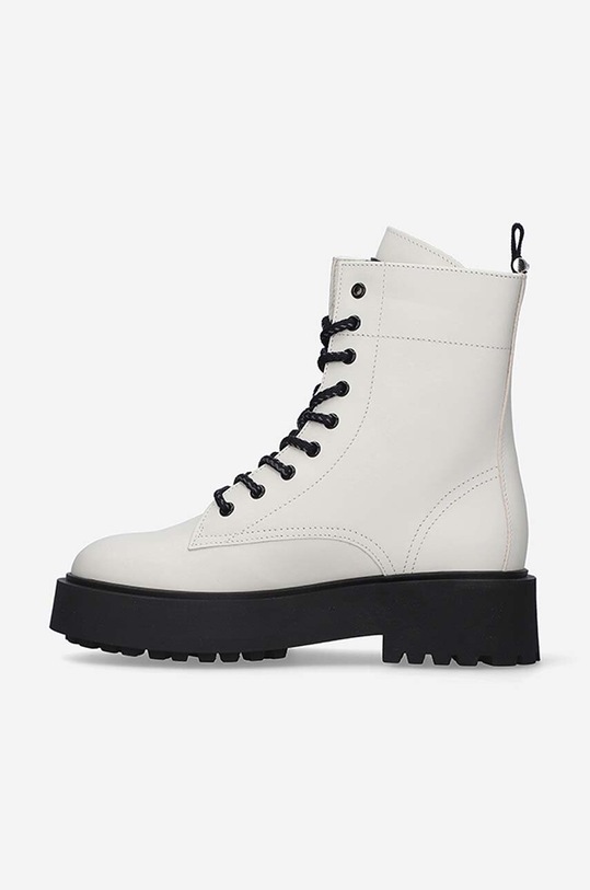 Shoes Filling Pieces leather biker boots Jenn 55628221812 white