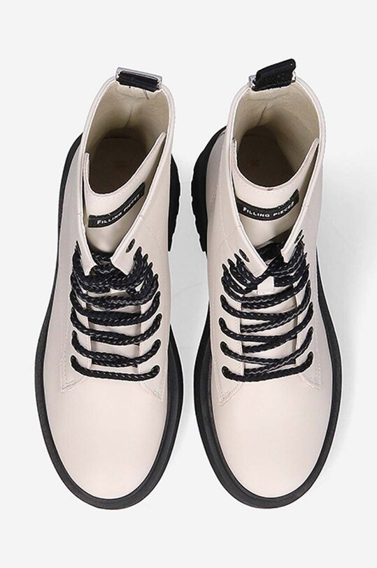 Filling Pieces workery skórzane Jenn biały 55628221812