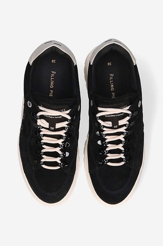Filling Pieces suede sneakers Court Serrated black 89128861946