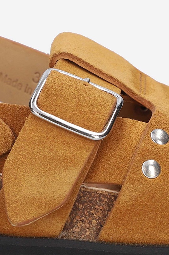 A.P.C. sandały zamszowe Sandales Noe PXBAH.F51056