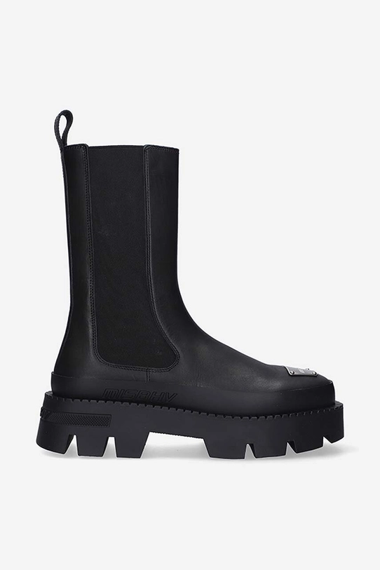 MISBHV stivaletti chelsea in pelle The 2000 Chelsea Boot pelle fiore nero 3021BW102