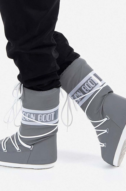 Moon Boot śniegowce Classic Reflex 14027200 srebrny AA00